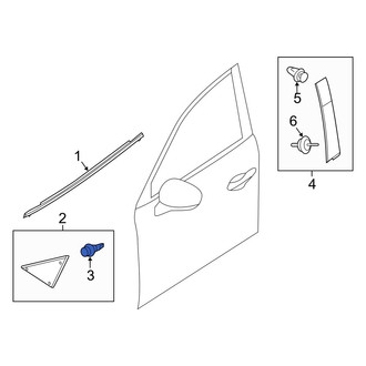 Mazda OE - Door Molding Clip