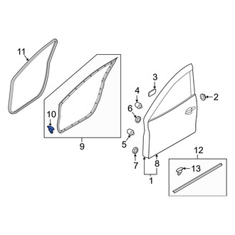 Mazda OE - Door Seal Clip