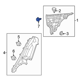 Mazda OE - Trunk Trim Panel Clip
