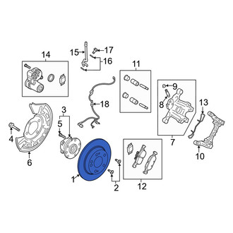 Mazda OE - Rear Disc Brake Rotor