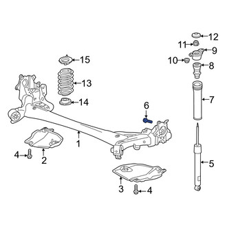 Mazda OE - Suspension Shock Absorber Bolt