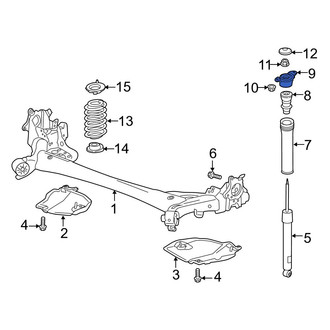 Mazda OE - Rear Suspension Shock Absorber Mount
