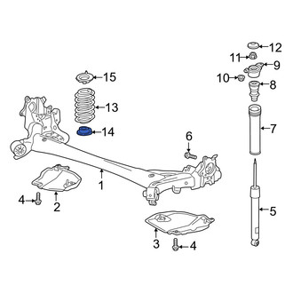 Mazda OE - Lower Coil Spring Insulator