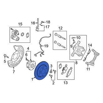 Mazda OE - Rear Disc Brake Rotor
