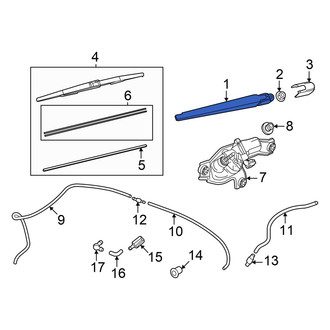 Mazda OE - Rear Wiper Arm