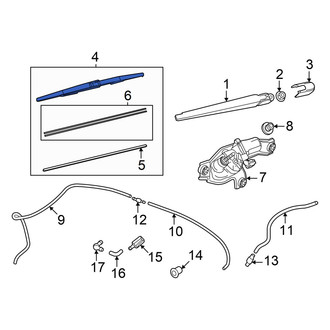 Mazda OE - Rear Wiper Blade