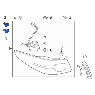 Mazda OE - Tail Light Grommet