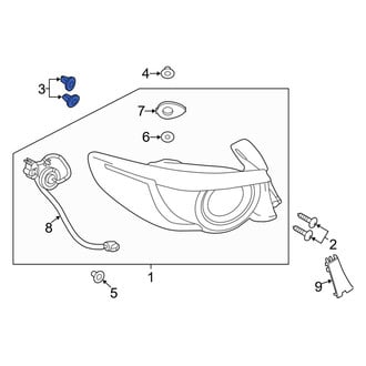 Mazda OE - Tail Light Grommet