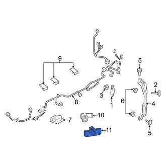 Mazda OE - Rear Left Outer Parking Aid Sensor Housing