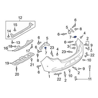 Mazda OE - Bumper Splash Shield Grommet