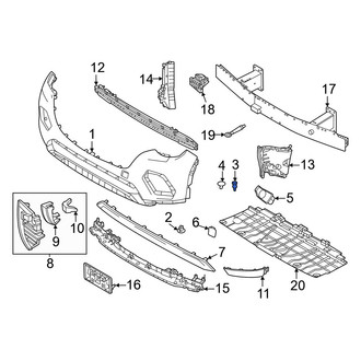 Mazda OE - Bumper Cover Rivet