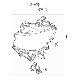 Mazda OE - Front Lamps - Headlamp Components