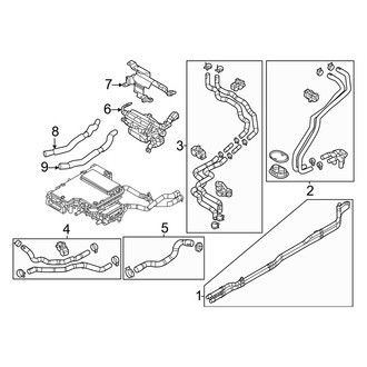 Mazda OE - Inverter Cooling Components (2.5L)