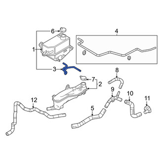 Mazda OE - Engine Coolant Reservoir Hose