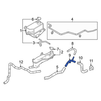 Mazda OE - Engine Coolant Overflow Hose Adapter