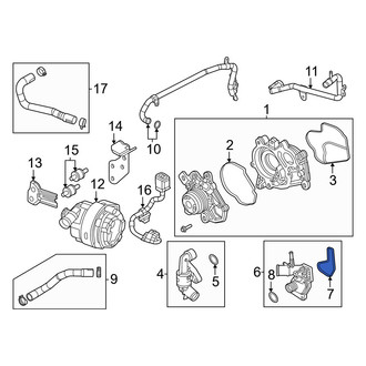 Mazda OE - Engine Coolant Pipe Gasket