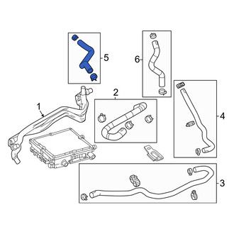 Mazda OE - Drive Motor Inverter Coolant Line