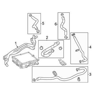 Mazda OE - Inverter Cooling Components (3.3L)