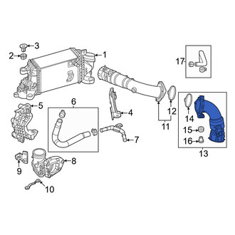 Mazda OE - Rear Intercooler Pipe