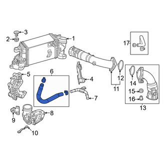 Mazda OE - Intercooler Hose