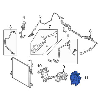 Mazda OE - A/C Compressor Bracket