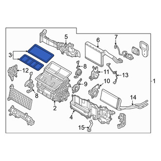 Mazda OE - HVAC Unit Case Seal Kit