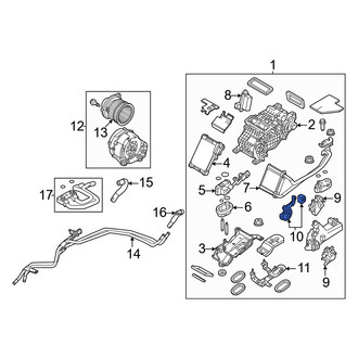 Mazda OE - Rear HVAC Recirculation Door Actuator Link