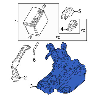 Mazda OE - Battery Tray
