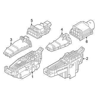 Mazda OE - Electrical - Fuse & Relay (Engine Compartment), (2.5L)