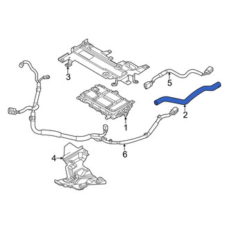 Mazda OE - Drive Motor Battery Pack Coolant Hose