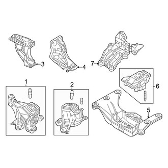 Mazda OE - Engine & Transmission Mounting (3.3L)