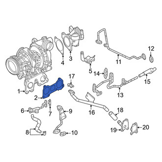 Mazda OE - Upper Exhaust Manifold Gasket