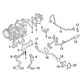 Mazda OE - Turbocharger Inlet Hose Gasket