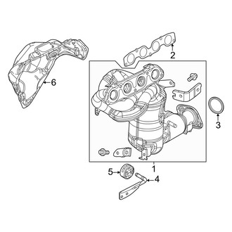 Mazda OE - Exhaust System - Manifold