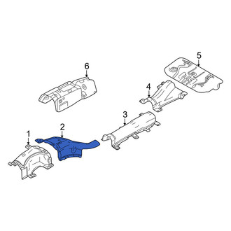 Mazda OE - Center Front Floor Pan Heat Shield
