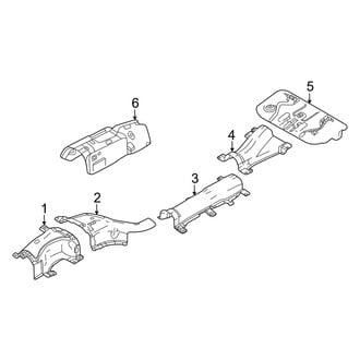 Mazda OE - Exhaust System - Heat Shields (2.5L)