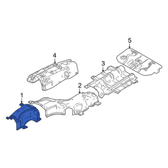 Mazda OE - Front Floor Pan Heat Shield