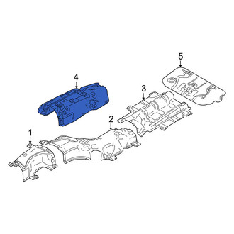 Mazda OE - Center Floor Pan Heat Shield