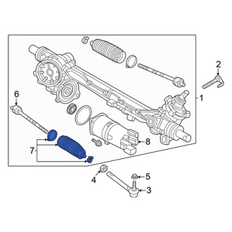 Mazda OE - Rack and Pinion Bellows
