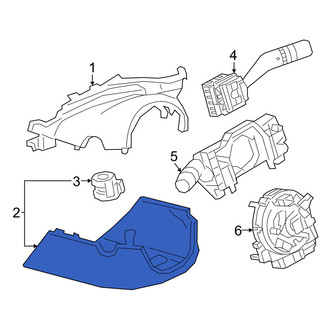 Mazda OE - Lower Steering Column Cover