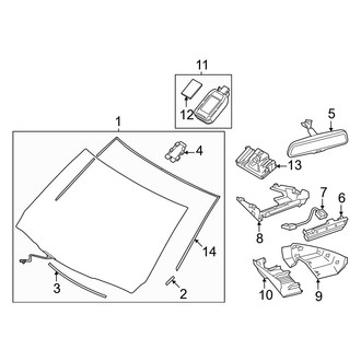 Mazda OE - Windshield & Components