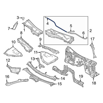 Mazda OE - Front Windshield Washer Hose