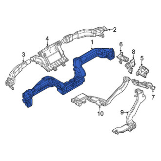 Mazda OE - Front Center Instrument Panel Air Duct