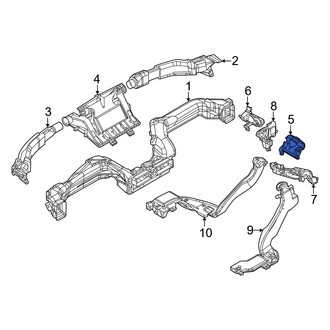 Mazda OE - Front Right Upper Outer Instrument Panel Air Duct