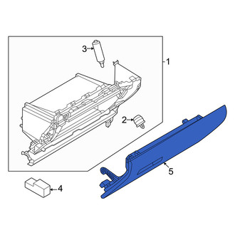Mazda OE - Front Glove Box Door