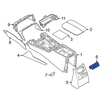 Mazda OE - Console Air Vent
