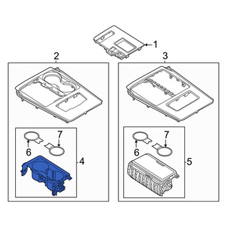 Mazda OE - Front Console Cup Holder