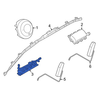 Mazda OE - Left Lower Instrument Panel Air Bag
