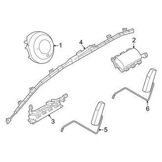 Mazda OE - Restraint Systems - Air Bag Components (Air Bags)