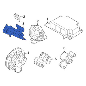 Mazda OE - Left Air Bag Impact Sensor Bracket